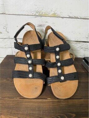 Vionic Amber Pearl Women's Adjustable Orthotic Sandal Size 10